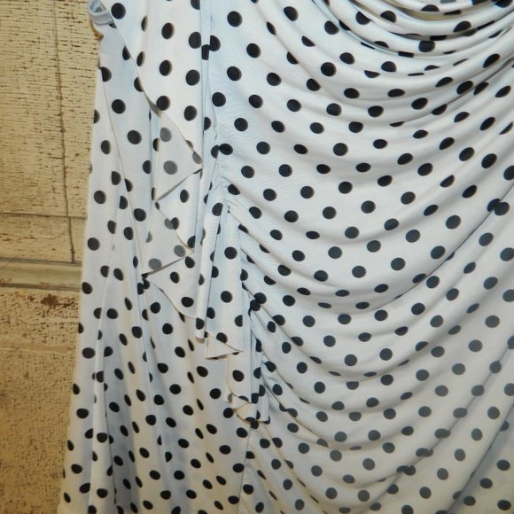 INOIS Ruched Side Ruffle Blouse Size XL (R-55) - Picture 2 of 5